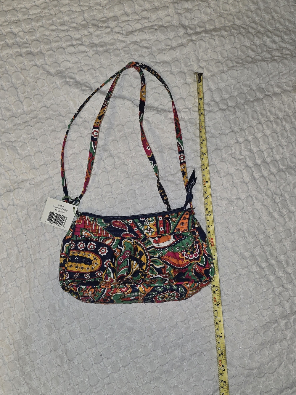 NWT Vera Bradley Venetian Paisley Frannie Crossbody Bag